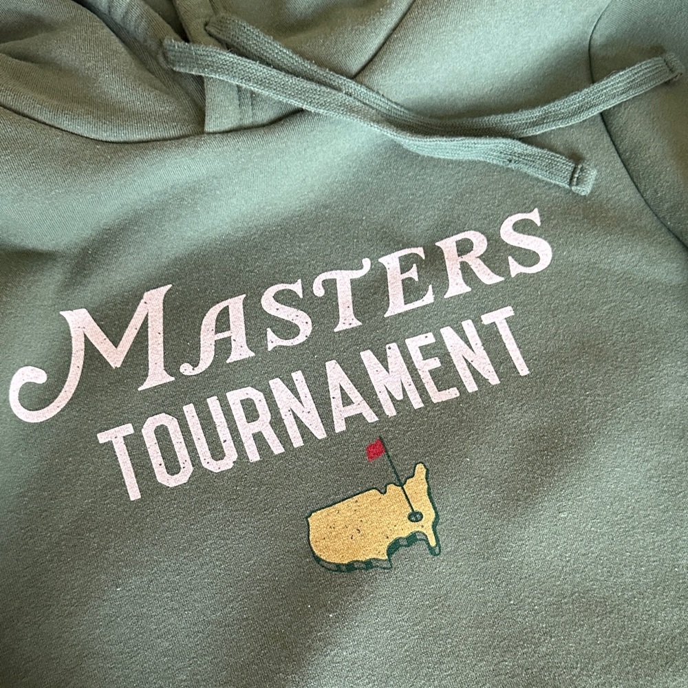 Masters Green Hoodie Sweatshirt with Tournament Logo - Picture 4 of 11